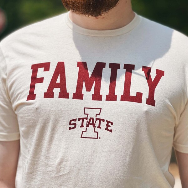 College House I-State 2025 Family Weekend I-State Cream T-shirt